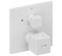 Смеситель для душа встраиваемый Kludi DECUS с термостатом и SLIM.BOXX 88022 белый матовый 548855375