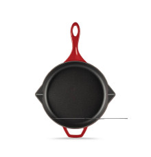 Сковорода чугунная Hosseven HS Y KTV 28 RED 28 см А725528