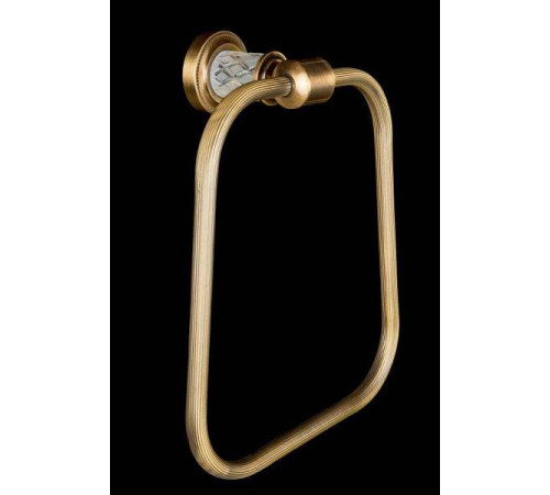 Полотенцедержатель кольцо Boheme Murano Cristal бронза 10905-CRST-BR