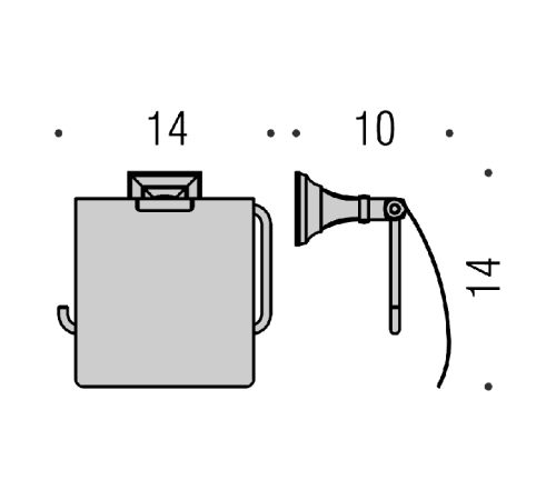 Держатель туалетной бумаги Colombo Design Portofino хром B3291.CR