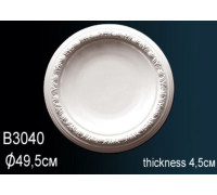 Розетка потолочная Perfect B3040 полиуретановая 400 мм B3040