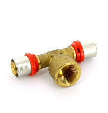 Тройник пресс Tiemme 20х3/4х20 1650079