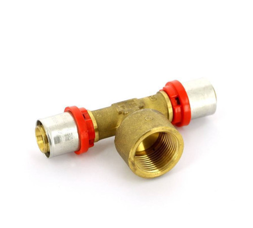 Тройник пресс Tiemme 20х3/4х20 1650079