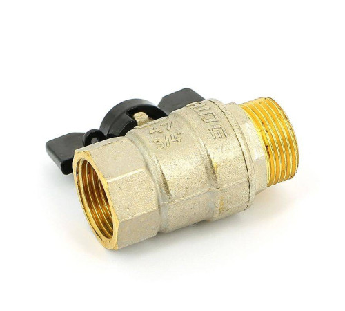 Кран шаровой для газа LD Pride 1/2 ВВ полнопроходной бабочка 47.350.15