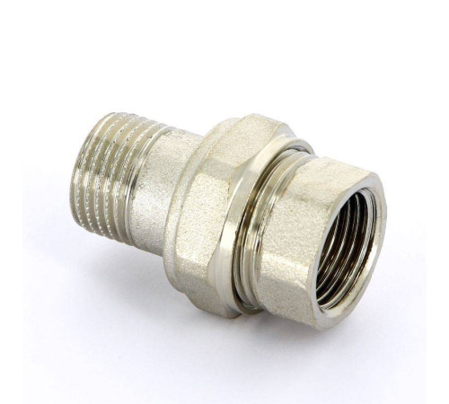 Разъемное соединение НВ Uni-Fitt прямое никелированное с O-ring 1/2 650N2000