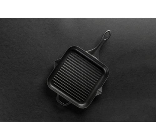 Сковорода-гриль квадратная Hascevher GTV 2828 Black Mat 28х28 см A850028