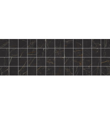 Декор Laparet Royal мозаичный черный 20x60 см MM60074
