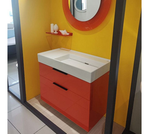 Тумба с раковиной Laufen Kartell 89.5х45.5х61.5 см оранжевый глянцевый 4.0760.2.033.635.1/8.1033.9.000.111.1