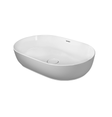 Раковина накладная Duravit Luv 600x400 мм без отверстия для смесителя 0379600000