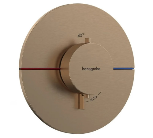 Термостат hansgrohe ShowerSelect Comfort S для 1 потребителя внешняя часть бронза 15559140