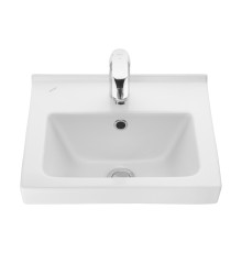 Умывальник Santek Визит-40 с переливом 405х355 мм белый 1.3117.7.S00.11B.0