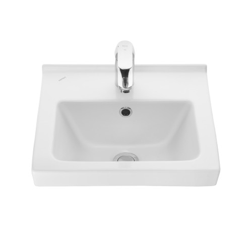 Умывальник Santek Визит-40 с переливом 405х355 мм белый 1.3117.7.S00.11B.0