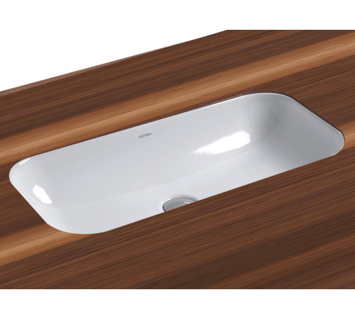 Раковина Azzurra Glaze 69х38 см без отверстия GLLT06938000BI