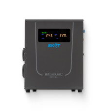 Источник бесперебойного питания SKAT-UPS 800T 220 В, 800 ВА, работает от 1 внешней АКБ