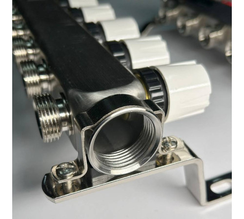 Коллекторная группа WATTS HKV 1 x 6 выходов 3/4 EK с расходомерами из нержавеющей стали 450W4306