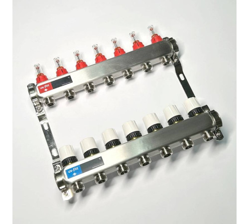 Коллекторная группа WATTS HKV 1 x 7 выходов 3/4 EK с расходомерами из нержавеющей стали 450W4307