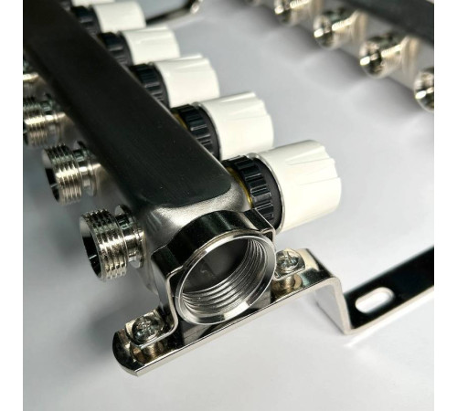 Коллекторная группа WATTS HKV 1 x 7 выходов 3/4 EK с расходомерами из нержавеющей стали 450W4307