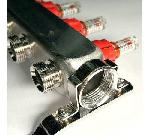 Коллекторная группа WATTS HKV 1 x 9 выходов 3/4 EK с расходомерами из нержавеющей стали 450W4309