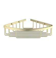 Полка угловая Aquanet шлифованное золото AQ4906BG