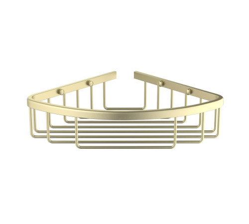 Полка угловая Aquanet шлифованное золото AQ4906BG