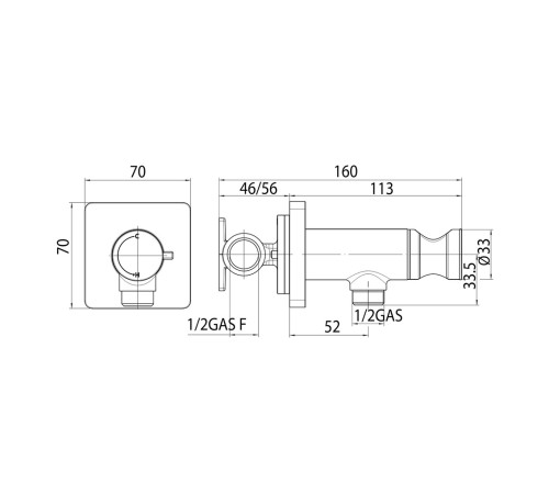 Гигиенический душ комплект Bossini Cube Brass со смесителем черный матовый E38003B.073