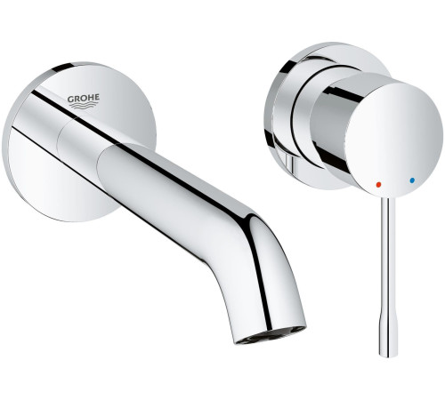 Смеситель для раковины настенный GROHE Essence M-Size на 2 отверстия хром 19408001