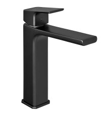 Смеситель для раковины TOPAZ TIERA 191 мм матовый черный 102188003C1EX