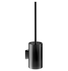 Туалетный гарнитур KEUCO AVENO с хрустальной колбой и ершом черный матовый 14664379000