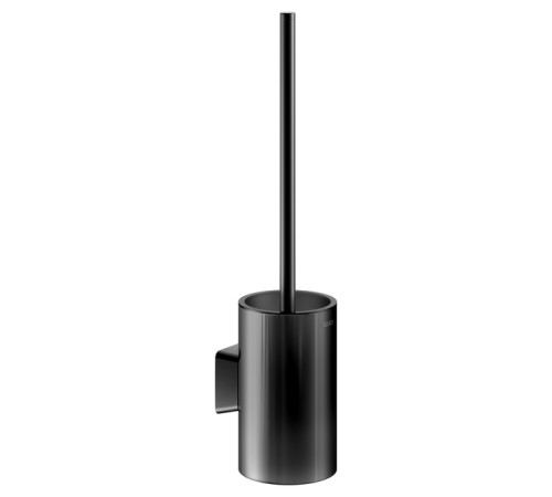 Туалетный гарнитур KEUCO AVENO с хрустальной колбой и ершом черный матовый 14664379000