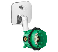 Смеситель для ванны Hansgrohe Logis встраиваемый комплект 71405000/01800180