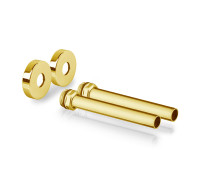 Комплект декоративных трубок SR Rubinetterie 15x1/2 L150 мм золото A491-1500DE15