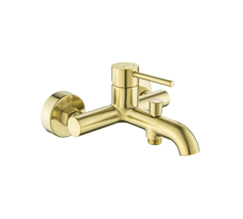 Смеситель для ванны Aquanet Европа AQ1340BG шлифованное золото AQ1340BG