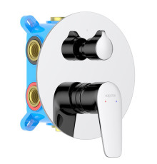 Смеситель для ванны Aquanet Бетта скрытого монтажа 3 режима хром AQ1147CR