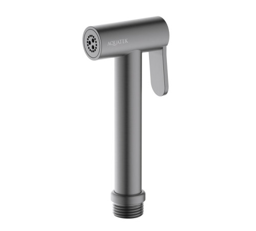 Гигиеническая лейка Aquanet оружейная сталь AQ2057BGM