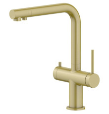 Смеситель для кухни Aquanet Европа под фильтр шлифованное золото AQ1385BG