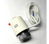 Привод термоэлектрический Stout NC нормально закрытый 230 В белый кабель 1 м STE-0001-000001