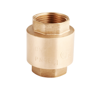 Клапан обратный AquaHit 1 1/4 ВВ PN 16 с латунным сердечником CV72007