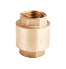 Клапан обратный AquaHit 1 1/4 ВВ PN 16 с латунным сердечником CV72007