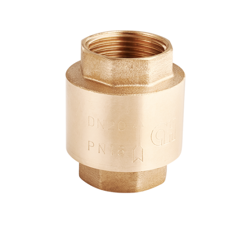 Клапан обратный AquaHit 1 1/4 ВВ PN 16 с латунным сердечником CV72007