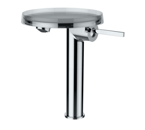 Смеситель для раковины Laufen Kartell высокий 1 отверстие без донного клапана хром 3.1133.8.004.110.1