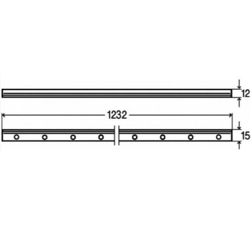 Плиточная окантовка Viega Advantix Vario 1232 мм матовая модель 4982.84 761974