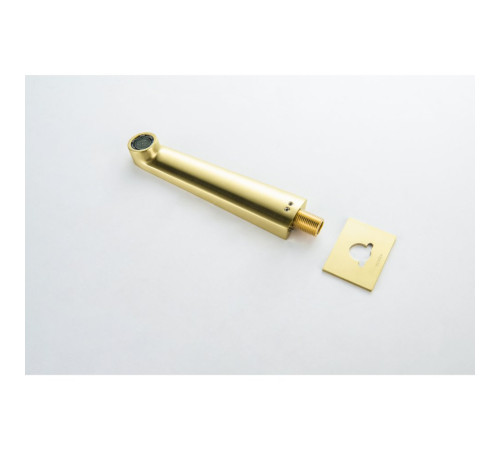 Излив для ванны Aquanet Oberon 183 мм шлифованное золото AQ1241BG