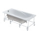 Ванна акриловая Santek Каледония прямоугольная 150х75 см 1.WH30.2.383
