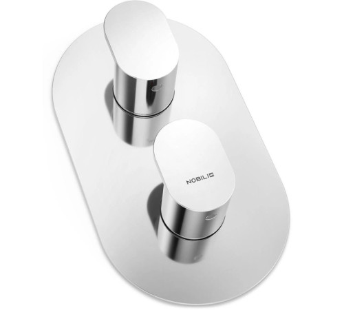 Смеситель для ванны термостатический UP внешняя часть хром UP94102CR