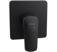 Смеситель для душа Aquatek Вега внешняя и скрытая часть черный матовый AQ1066MB