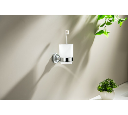 Стакан с держателем Aquatek Классик AQ4504CR