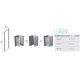 Душевая стенка Ravak Pivot PPS-100 черный профиль стекло транспарент 90GA0300Z1