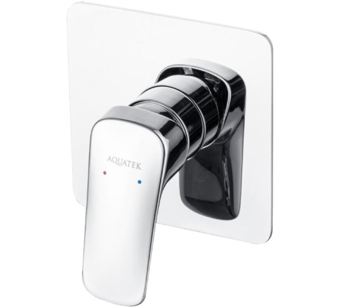 Смеситель для душа Aquatek Вега внешняя и скрытая часть хром AQ1066CR