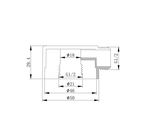 Душевой комплект 4 в 1 Aquatek Вега (AQ1046MB+AQ2081MB+AQ2454MB+AQ2010MB) AQ1072MB