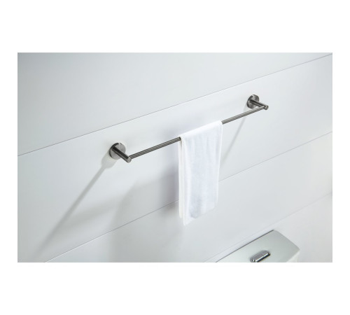 Полотенцедержатель Aquanet Europa 450 мм оружейная сталь AQ4120BGM